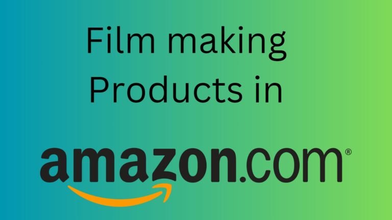 Top 10 best product in Amazon for film making